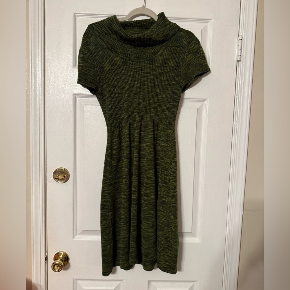 Calvin Klein Olive Midi Dress